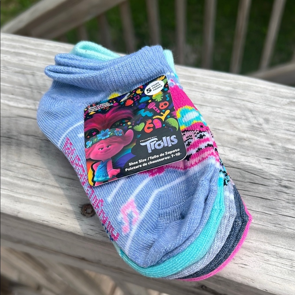 Trolls Kids' Fun Multicolor Socks